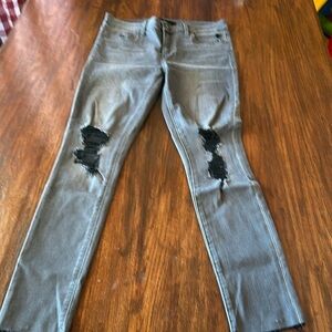 Joes whitewashed black jeans. Size 29